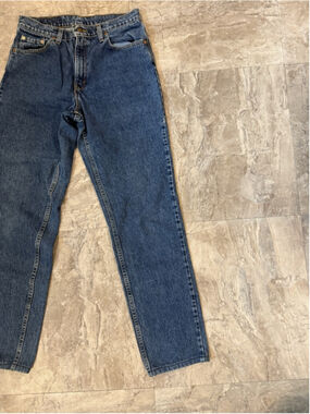 VTG 90s Levis Jeans Womens 12 Long Blue 506 High Rise Denim Pants USA Made